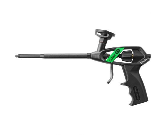 Усиленный пистолет для монтажной пены Fomeron тефлоновое покрытие иглы и кольца-адаптера clean хт 590008 