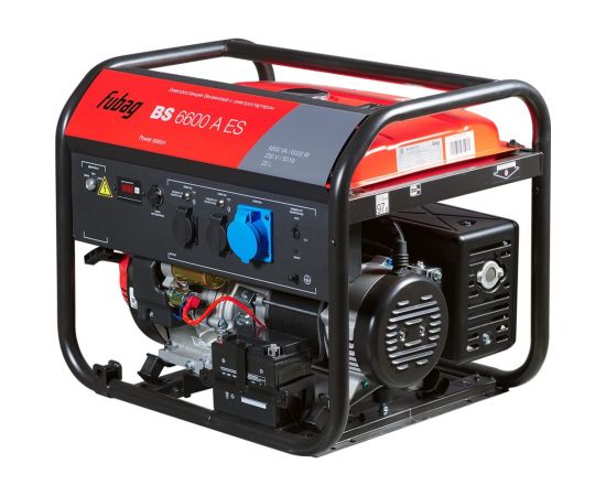 Бензиновая электростанция с электростартером и коннектором автоматики FUBAG BS 6600 A ES 641692 – изображение 2
