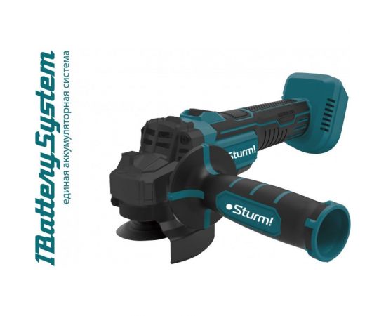 Аккумуляторная углошлифовальная машина Sturm CAG1812BL – изображение 2