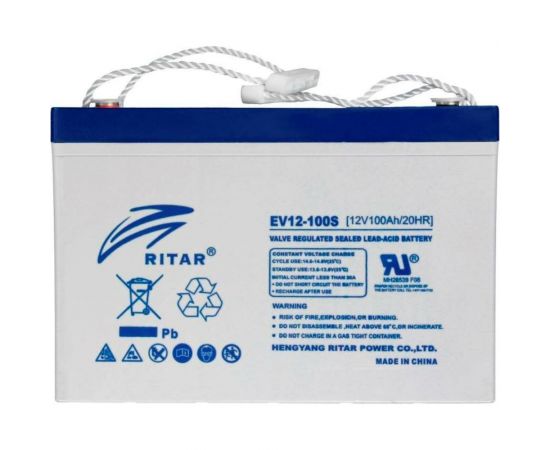 Батарея аккумуляторная 12 V 100Ah/20HR Ritar EV12-100S – изображение 2
