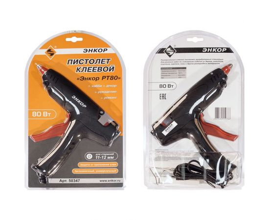 Клеевой пистолет Энкор PT80 11 мм 50347 – изображение 3