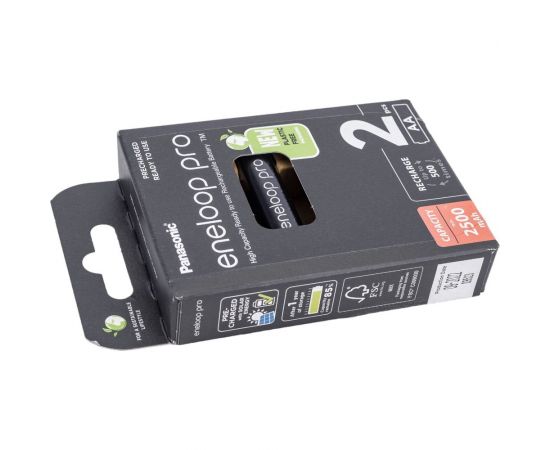 Аккумуляторы Panasonic eneloop pro BK-3HCDE/2BE 2500mAh AA R06 BL2 7705 – изображение 3