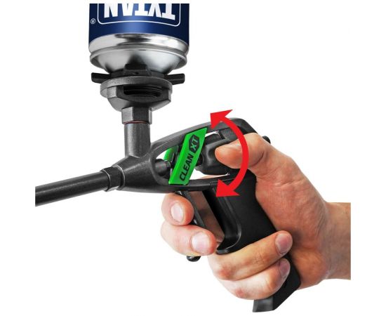 Усиленный пистолет для монтажной пены Fomeron тефлоновое покрытие иглы и кольца-адаптера clean хт 590008 – изображение 6