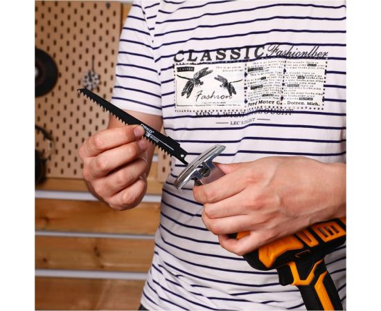 Аккумуляторная сабельная пила DEKO DKRS20-Li 063-4310 – изображение 8