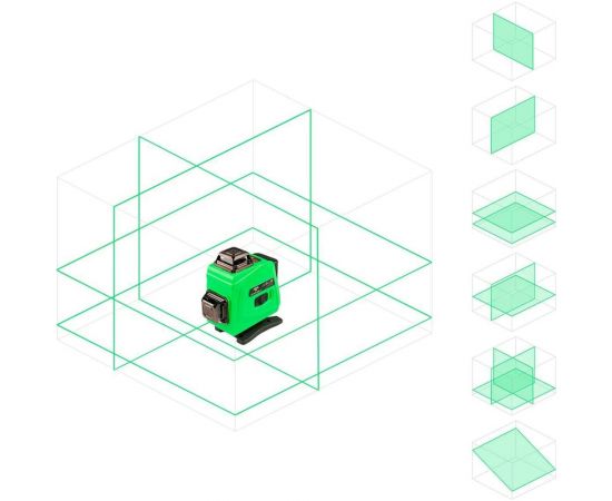 Лазерный нивелир AMO LN 4D-360-5 851704 – изображение 8