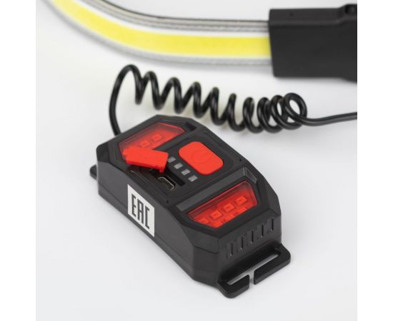 Налобный светодиодный аккумуляторный фонарь ЭРА GA-807 Кибер 5Вт COB 3 режима miscro USB Б0054033 – изображение 10