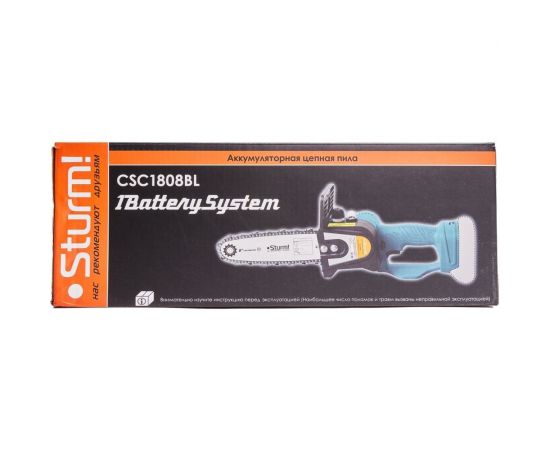 Аккумуляторная цепная пила Sturm CSC1808BL – изображение 10