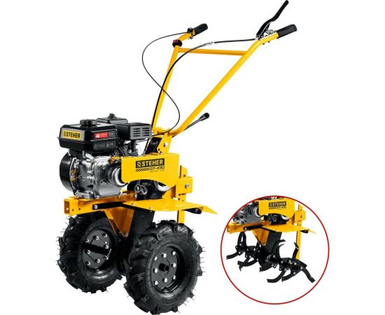 Бензиновый мотоблок с понижающей передачей STEHER GT-430 