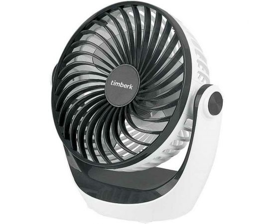 Настольный вентилятор с аккумулятором Timberk белый T-DF421 