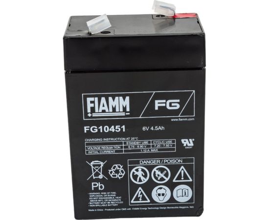 Батарея аккумуляторная 6 В, 4.5 Ач FIAMM FG10451 