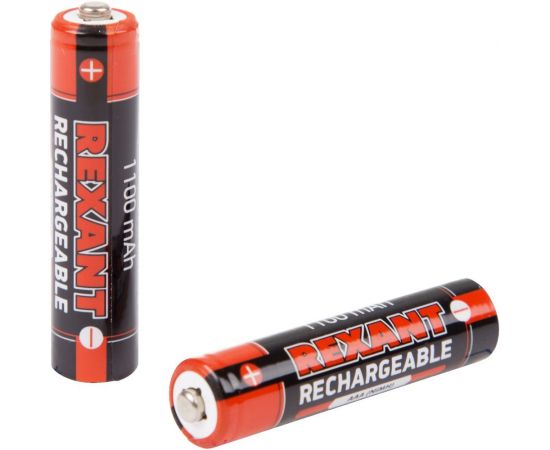Мизинчиковый аккумулятор REXANT NiMH AAA 1.2 В 1100 мАч 2 шт 30-1411 