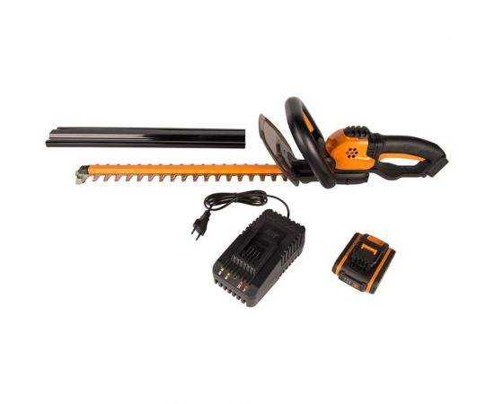 Аккумуляторный кусторез WORX 20 В, АКБ 2 А*ч и ЗУ WG261E 