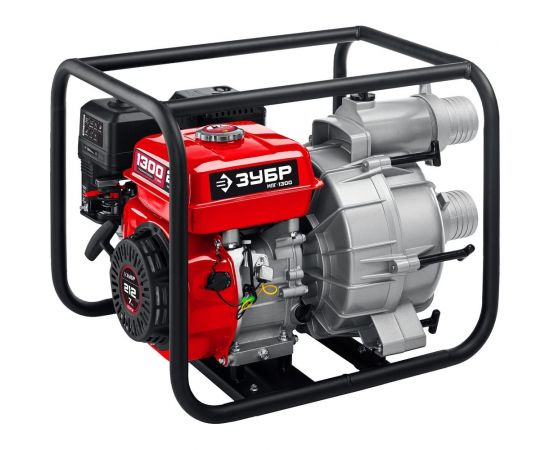 Бензиновая мотопомпа для грязной воды ЗУБР МПГ-1300 