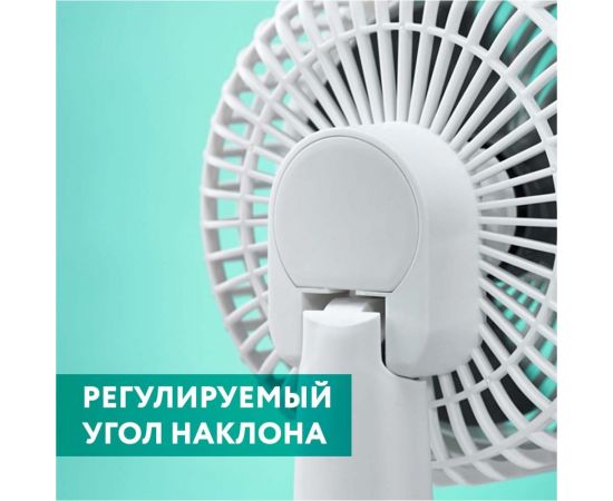 Настольный вентилятор с аккумулятором Timberk белый T-DF422 – изображение 12