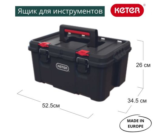 Ящик для инструментов KETER Stacks System Tool Box Pack N 17210774 – изображение 2