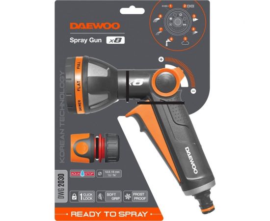 Пистолет-распылитель DAEWOO spray gun x8 DWG 2030 – изображение 2