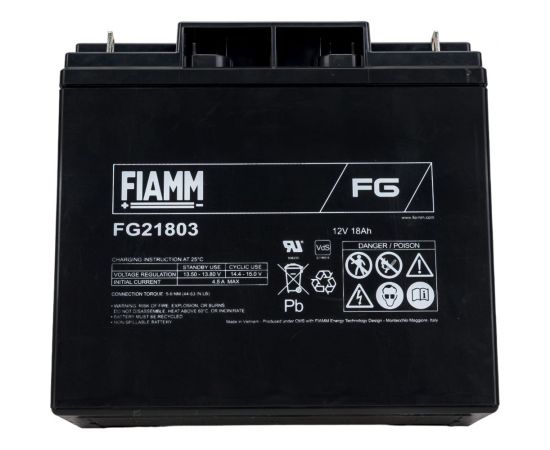 Аккумуляторная батарея 12В, 18 А*ч FIAMM FG21803 – изображение 3