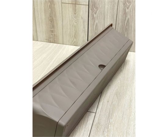 Ящик для растений с поддоном Martika Сиена 81 см, серый С174-03-СЕР – изображение 3