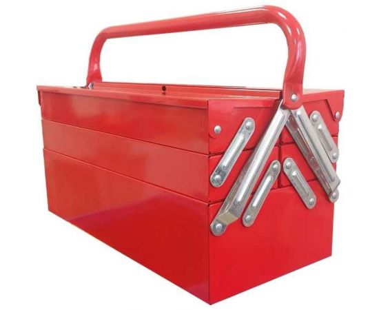 Металлический ящик для инструментов BIST 5-ти секционный, 420x200x210 мм BWD1327A – изображение 3