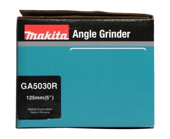 Угловая шлифмашина Makita 125 мм, 720 Вт, 11000 об\м, плавный пуск, антирестарт, 1.4 кг, кор. GA5030R – изображение 3