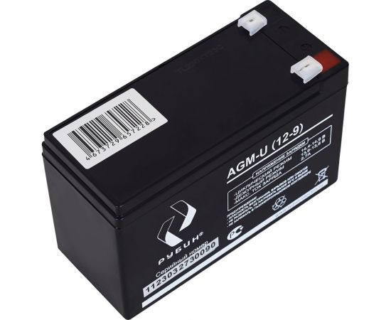 Аккумулятор АКБ 12-9 12В, 9Ач Рубин РЭ-АКБ1209 – изображение 4