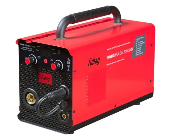 Сварочный инвертор полуавтомат FUBAG IRMIG PULSE 200 SYN с горелкой 250А 41385 – изображение 4