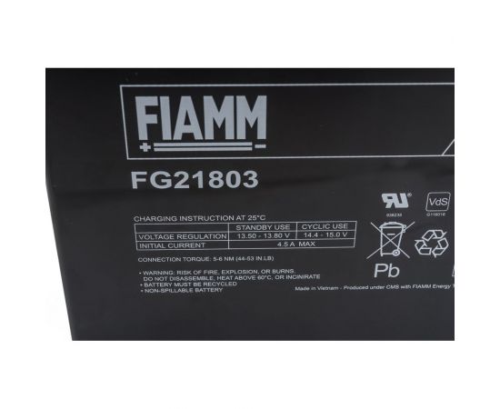 Аккумуляторная батарея 12В, 18 А*ч FIAMM FG21803 – изображение 4