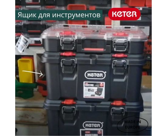 Ящик для инструментов KETER Stacks System Tool Box Pack N 17210774 – изображение 5