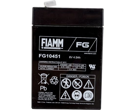 Батарея аккумуляторная 6 В, 4.5 Ач FIAMM FG10451 – изображение 5