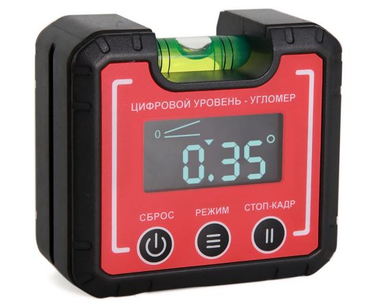 Компактный электронный уровень-угломер TECHNICOM с магнитом, 65 мм TC-LA65C – изображение 7