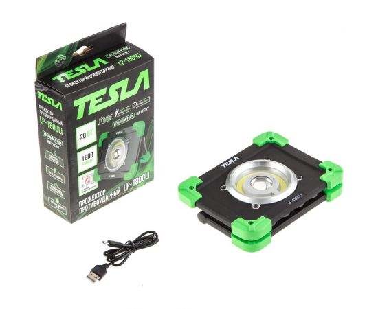 Противоударный прожектор TESLA LP-1800Li 20Вт, 1800 люмен, powerbank, аккумулятор 6000мАч 540099 – изображение 7