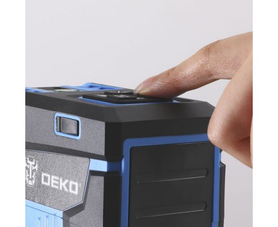 Лазерный самовыравнивающийся профессиональный уровень DEKO в кейсе LL12-HVR PREMIUM со штативом 1 м (12 линий) 065-0105-2 – изображение 10