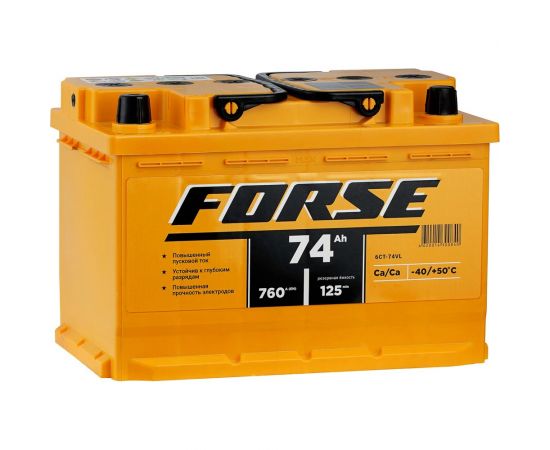 Аккумуляторная батарея FORSE 6ст-74 VL 1 574111050 