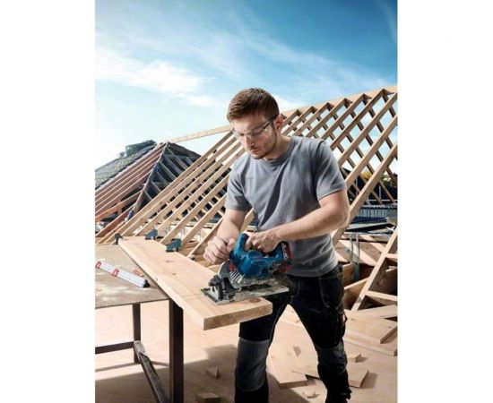 Аккумуляторная циркулярная пила Bosch GKS 185-LI (1 Ак.Б) 06016C1223 – изображение 18