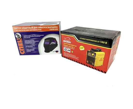 Сварочный инвертор БИЗОН 205ПН+маска СПЕЦ -205ПН-3/WM-400 – изображение 2