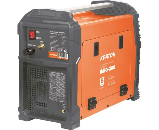 Сварочный инвертор полуавтомат КРАТОН IMIG200 3 04 02 023 – изображение 2