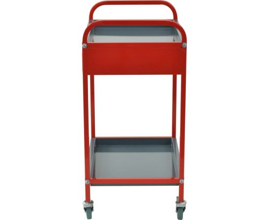 Тележка для инструментов Zatesov на две полки, открытая, c выдвижным ящиком TT-02-01-RED – изображение 3