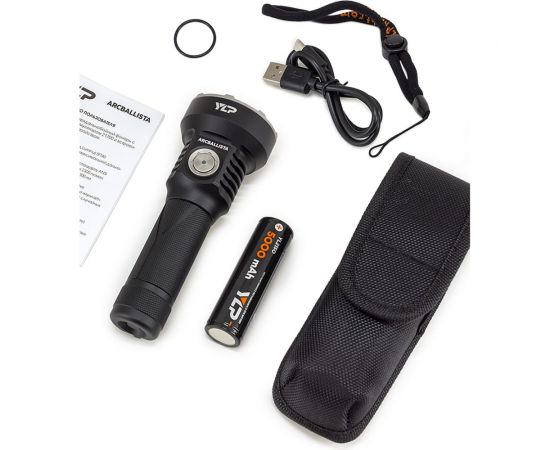 Поисковый фонарь ЯРКИЙ ЛУЧ YLP ARCBALLISTA SFT40 LED max 2300лм, дальность 850м, IPX8, аккумулятор 21700 5000mah в комплекте 4606400106555 – изображение 3