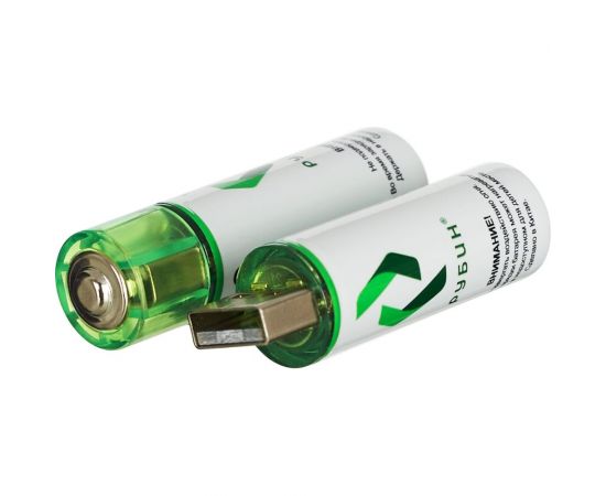 Аккумулятор РУБИН LI-ION размер АА 1,5 В 1800mWh USB Magnetic 2шт/блистер РЭ-АА1800/1 – изображение 4
