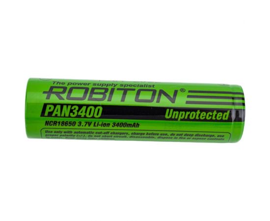 Аккумулятор ROBITON PAN3400 NCR18650B без защиты 12386 – изображение 6