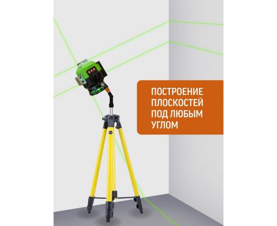 Профессиональный лазерный уровень LT L16-360S + штатив 4.8 м + тренога 1.5 м усиленная + приемник (отражатель) лазерного луча L16-360S/4.8м/1.5м-УС/ОТР – изображение 7