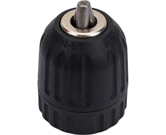 Патрон сверлильный самозажимной бесключевой ПССР-10 0.8-10 мм, 3/8-24UNF резьбовой (J1510A) CNIC 59966 