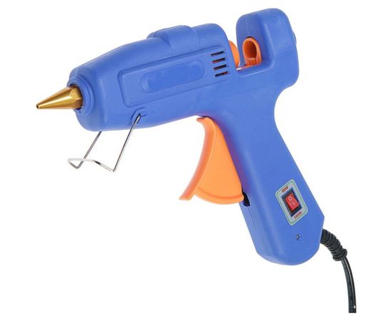 Клеевой пистолет TUNDRA переключатель мощности 60/100 Вт, 220 В, антикапля, 11 мм 1221435 