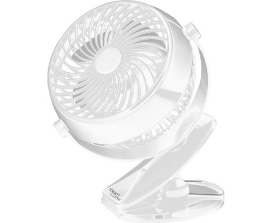 Настольный вентилятор с аккумулятором Scarlett белый SC-DF111S98 