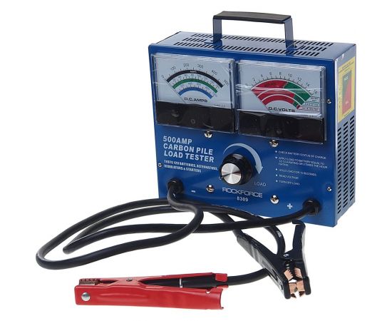 Тестер аккумуляторных батарей, генераторов и пускового тока аналоговый ROCKFORCE RF-8309 