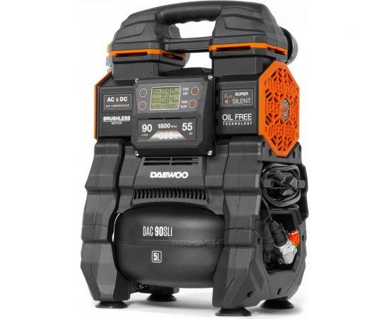 Поршневой аккумуляторный компрессор DAEWOO 21в/220в DAC 90S Li 