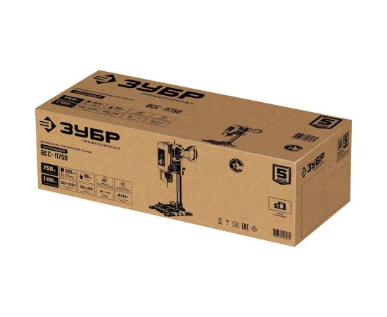 Вертикально-сверлильный станок ЗУБР Профессионал 750 Вт, 13 мм, настольный ВСС-П750 – изображение 12