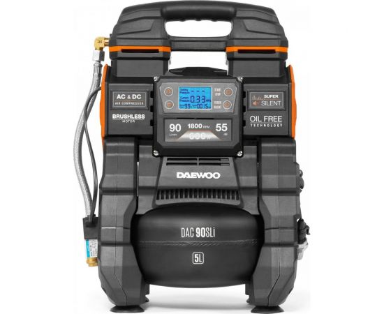 Поршневой аккумуляторный компрессор DAEWOO 21в/220в DAC 90S Li – изображение 13