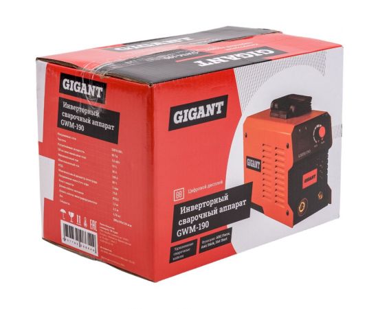Инверторный сварочный аппарат Gigant GWM-190 – изображение 17