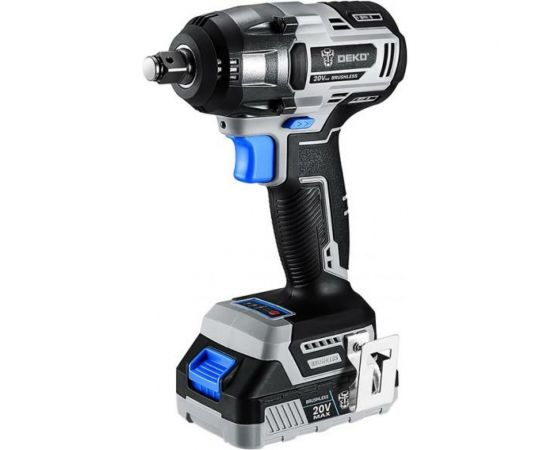 Аккумуляторный бесщеточный гайковерт DEKO DKIS20 3638 063-4033 – изображение 2